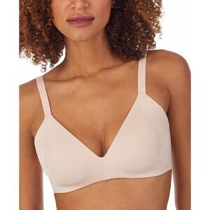 NWT DKNY Litewear Active Comfort Wirefree Bra Sz 30B Pink DK7934 Wireless